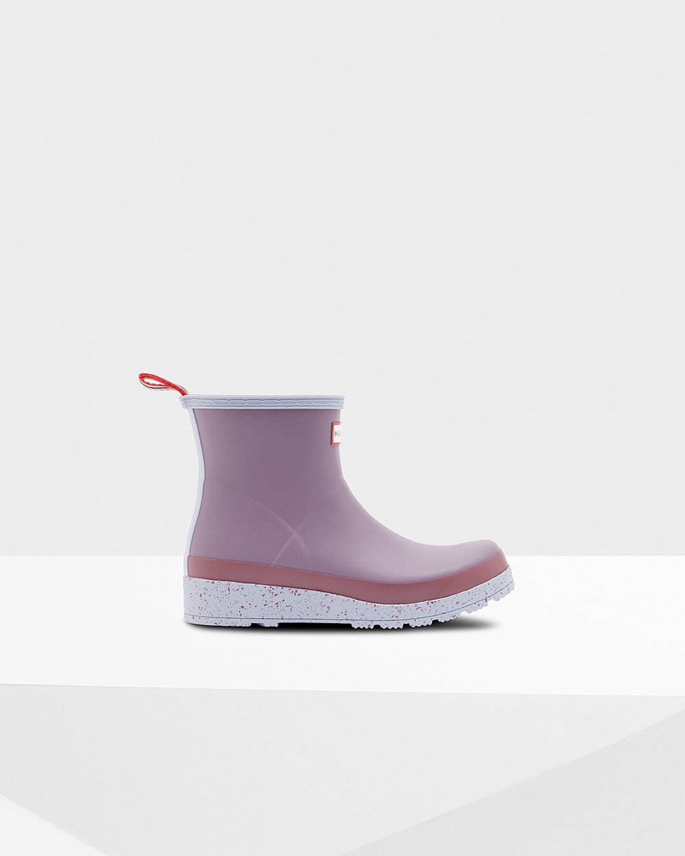 Hunter Original Short Speckle Rain For Women - Play Boots Purple | India KVRLP5789